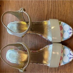 Coach Women's Gold Sandals